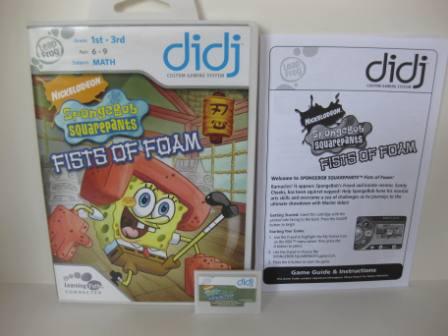 SpongeBob SquarePants: Fists of Foam (CIB) - Didj Game